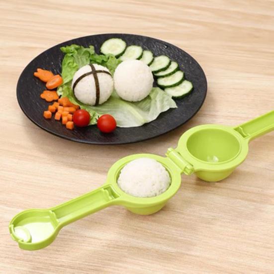 Round Rice Ball Mold Plastic Onigiri Shaker Making Tool DIY Mini Sushi Maker Mold for Home Kitchen Restaurant