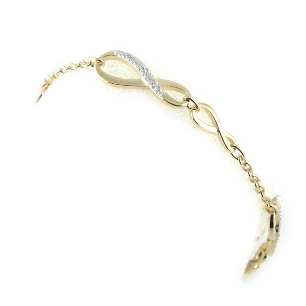 Altesse [L1308] - Bracelet Plaqué Or 'Scarlett' 2 tons - 8 mm