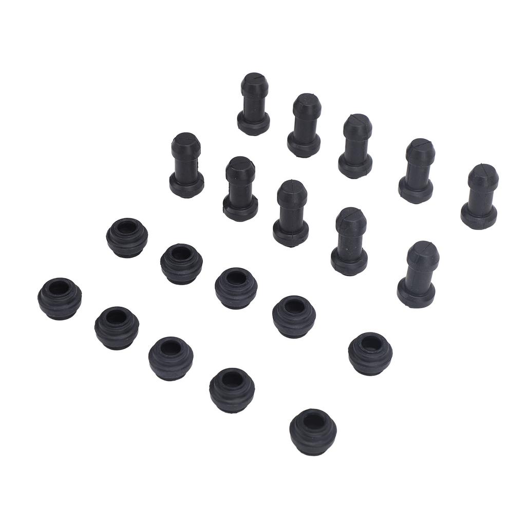 10 Set Motorcycle Disc Brake Caliper Dust Cap Rubber Caliper Shock Absorber Dust Cover for Scooter