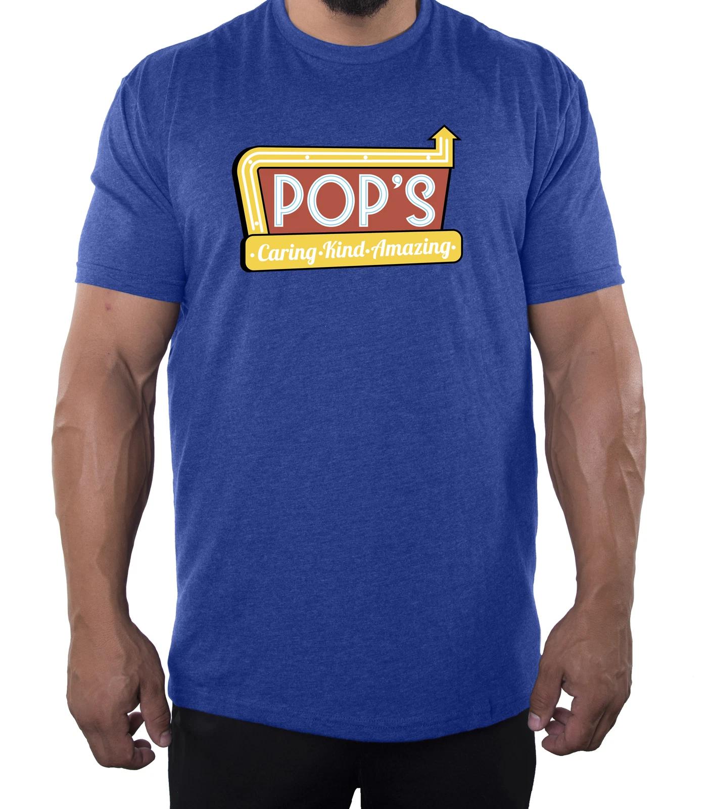 Men s Pop s Shirt, Caring Kind Amazon Graphic T-Shirts, Fathers Day shirts XL
