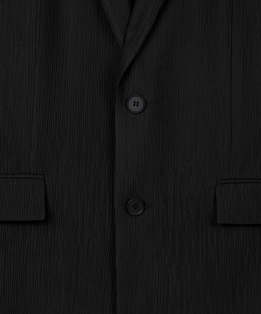 Tngt Kinoshita Seersucker Jacket (Black) Tnja6E205Bk