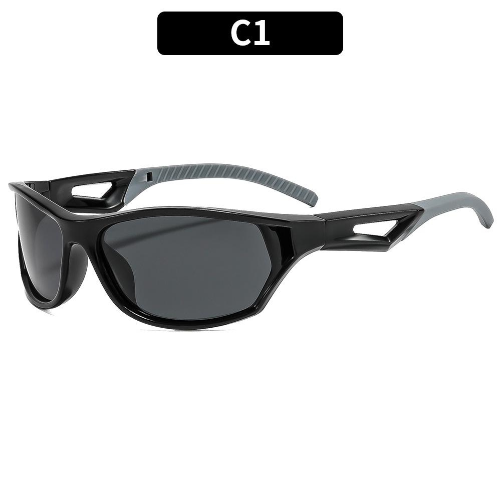 European And American Fashion New Retro Cycling Sunglasses Personalized Versatile Street Shooting Trend Colorful Sunglasses Men'S Sports Glasses