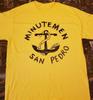 SALE Vtg Minutemen San Pedro Punk Rock Baumwolle Gelb Alle Größen Unisex Hemd Unisex T-Shirt