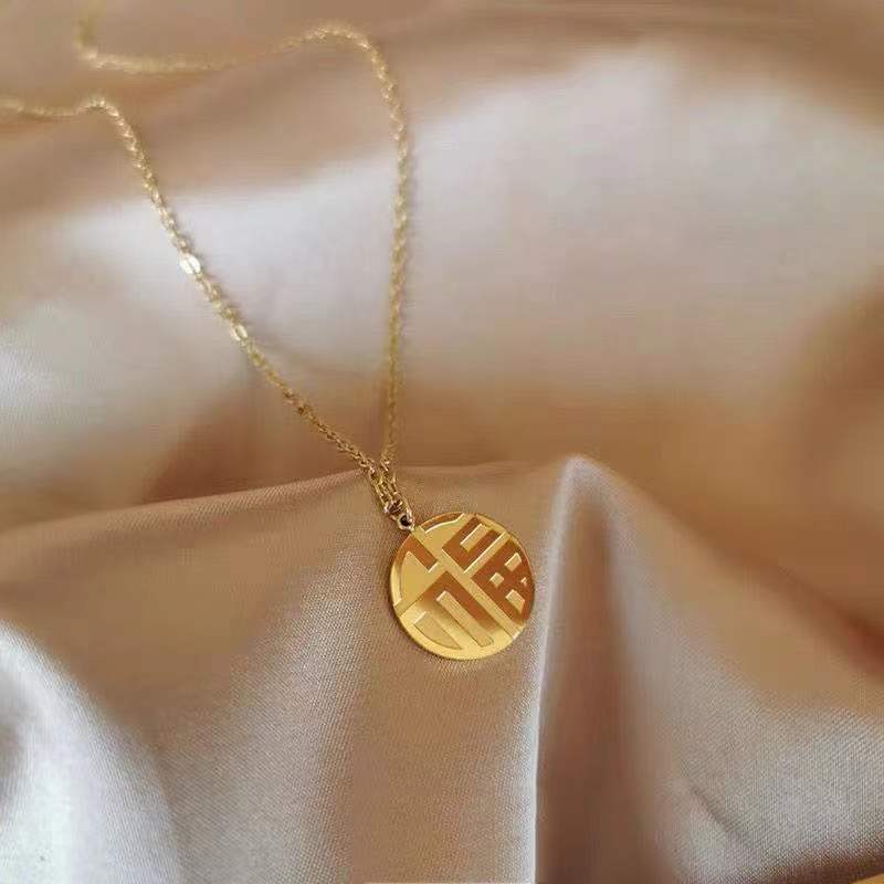 

Ожерелье из нержавеющей стали для женщин, титановые подвески, цепочка для свитера, циркониевые женские трендовые украшения 2022 года