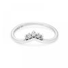 Pandora 198282cz Timeless Tiara Wishbone Silver Ring