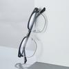 Eyebrow Frame Student Myopia Eyeglasses Finished Women Men Half Frame Square Short-sight Eyewear Prescription 0 -0.5 -0.75 To -6.0