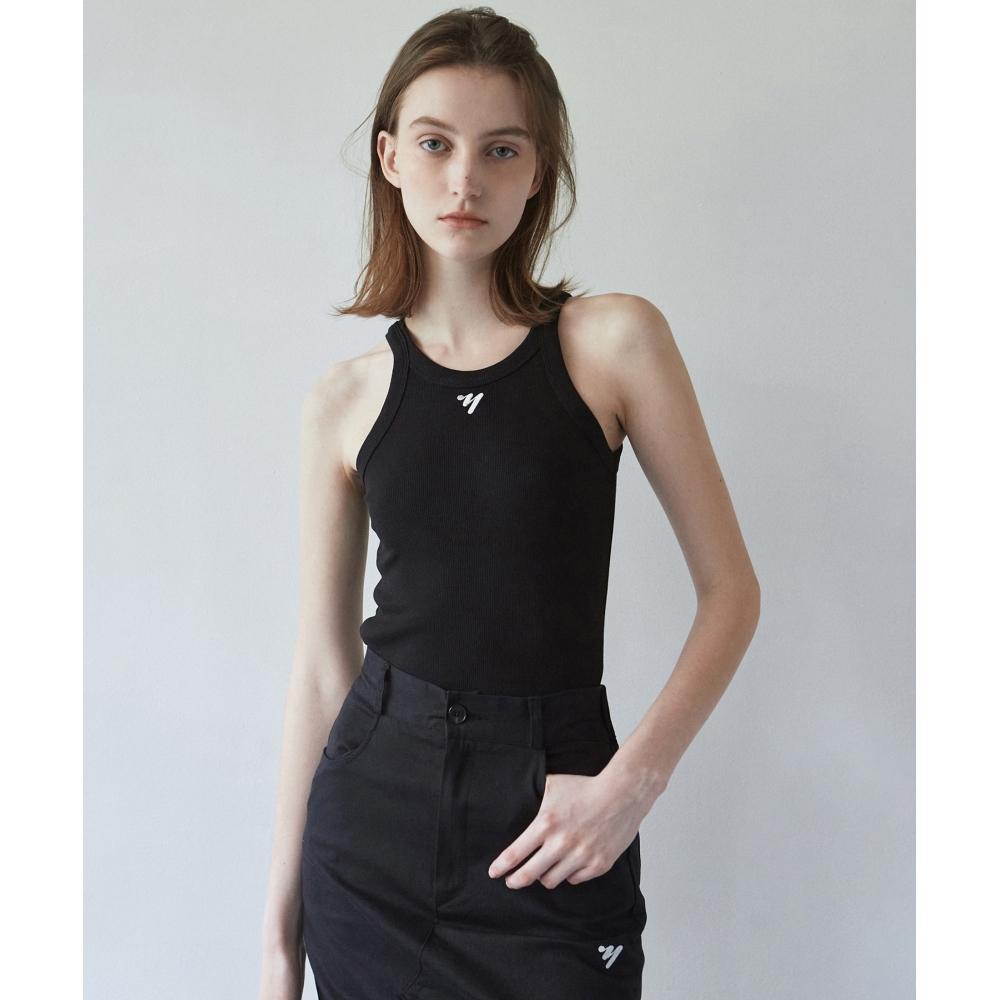 

NICKNICOLE NNC MINIMAL БЕЗ РУКАВОВ ЧЕРНЫЙ