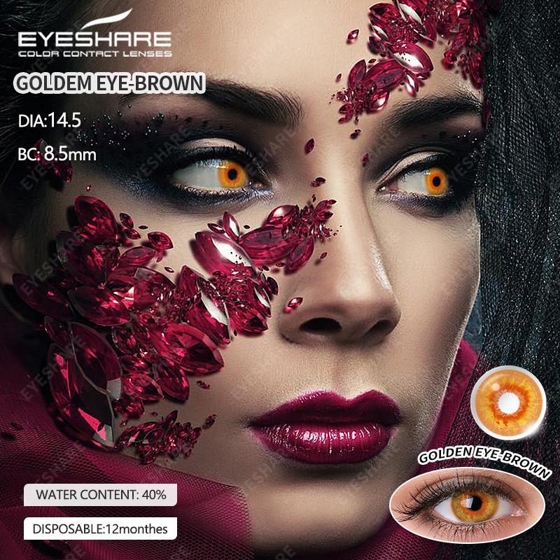 Eyeshare 1Pair Cosplay Contact Lenses for Eyes Halloween Multicolored Lenses Anime Accessories Color Lenses