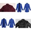 2022 New Fashion European And American Boys' Formal Coat In Solid Color Stylish Steampunk Retro Stand Collar