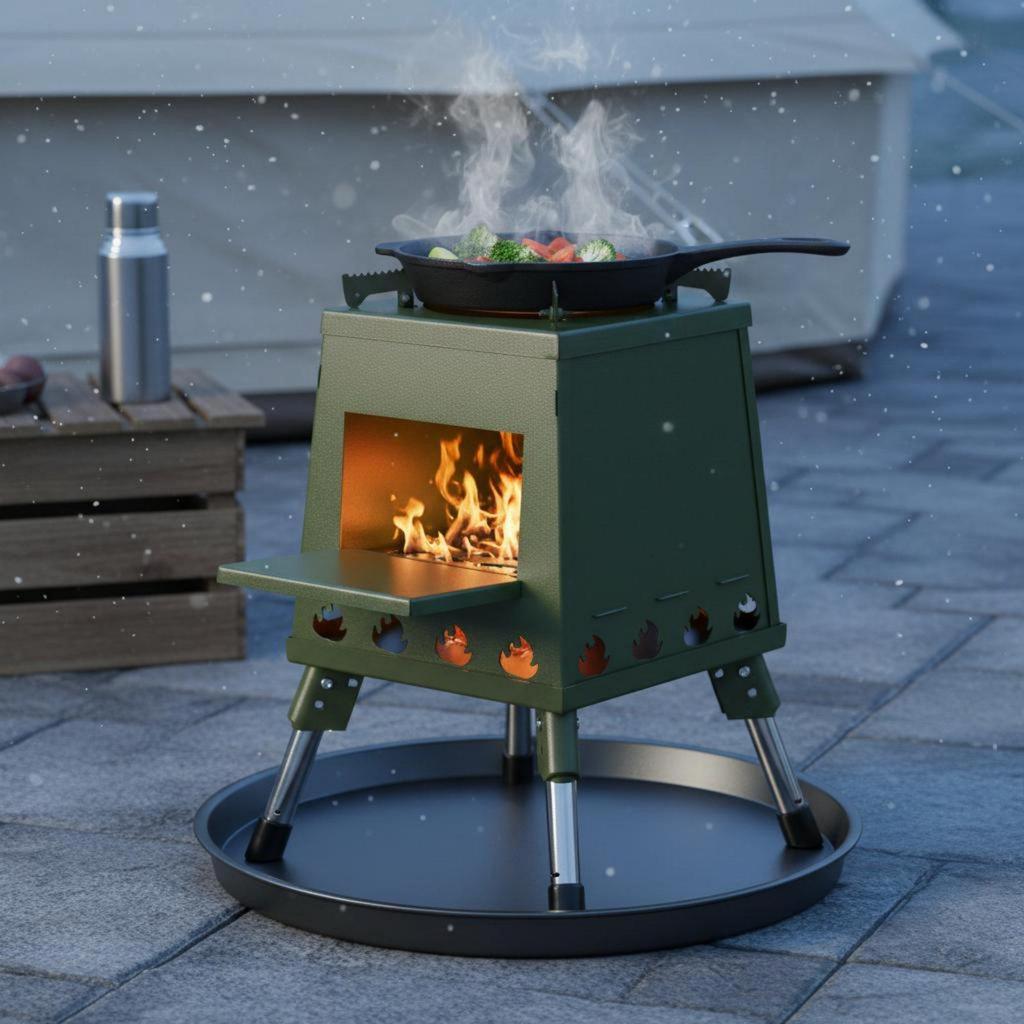 Portable Folding Heater Foldable Tent Multi-Purpose for Outdoor Meal