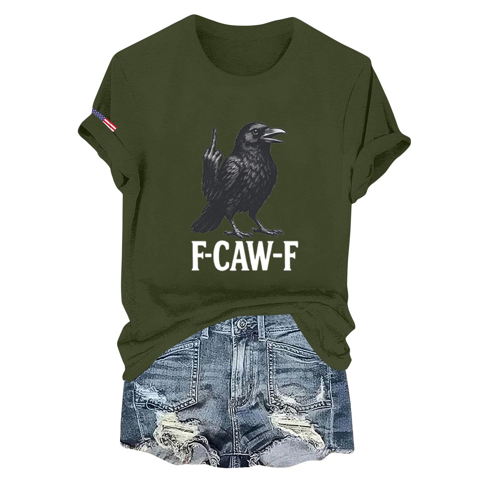 

Футболки с короткими рукавами для женщин, модные топы, легкие и мягкие повседневные летние наряды, одежда L армия зеленый