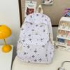 Schoolbag1011 new bow casual backpack student class schoolbag travel cute commuter versatile backpack