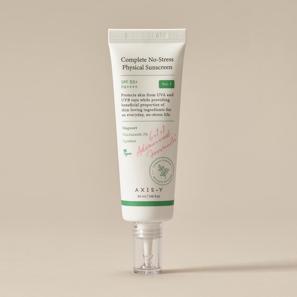 AXIS-Y Полностью безопасный физический солнцезащитный крем Ver.3 SPF50+ PA++++ 50 мл 50ml