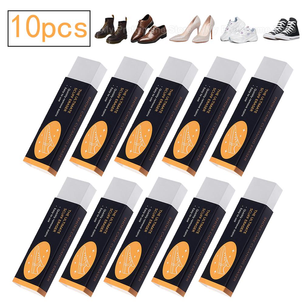 10-3pcs Eraser Shoe Brush Rubber Block Shoes Cleaning Erase Decontamination Shoe Brush Suede Sheepskin Leather Cleaning Brush