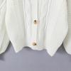 Women's European & American Style Long Sleeve Button-Up Cardigan Sweater - Fashionable & Casual