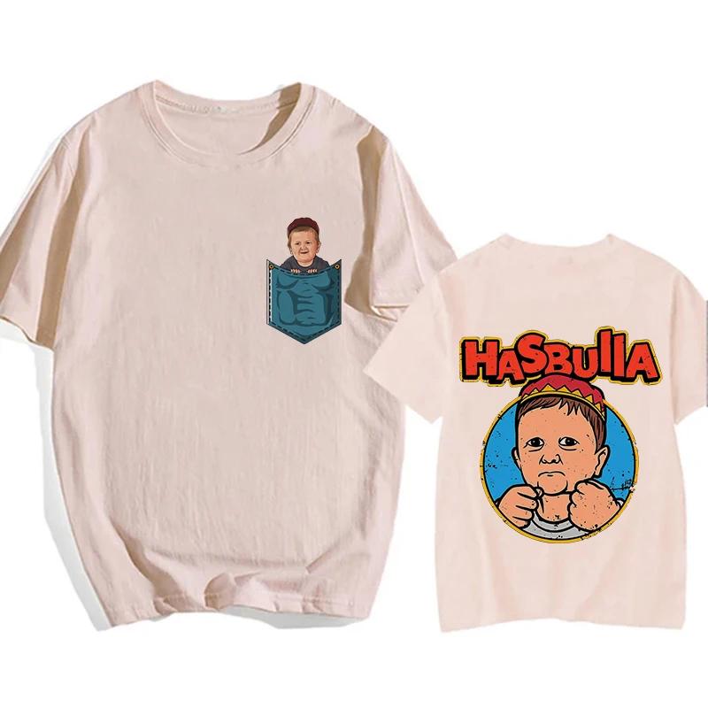 Classic Team Hasbulla EU Size T Shirt Men Women Fighting Hasbulla T-shirt Hip Hop Graphic Shirt Tops Manga T Shirt Streetwear