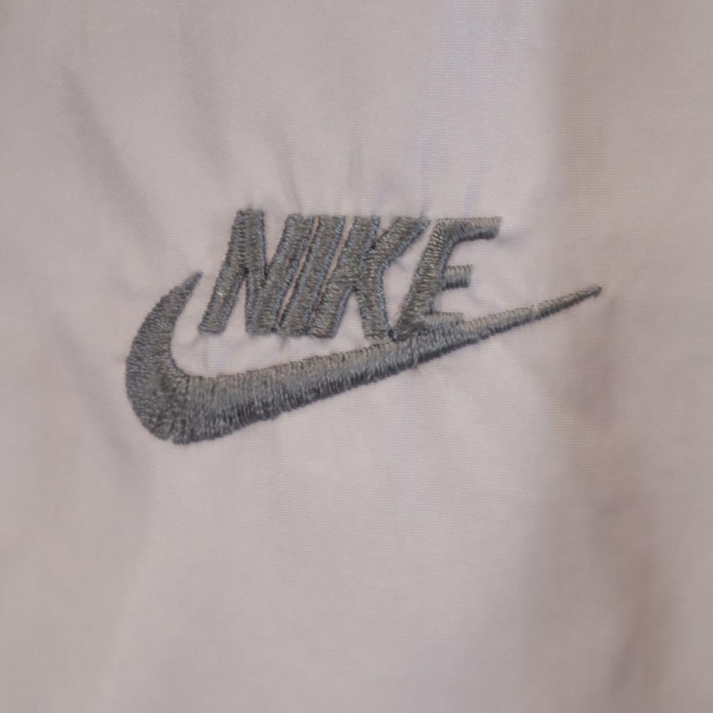 Nike 80s Navy Blue Tag Vintage Track Jacket M Gray Windbreaker Men's Used