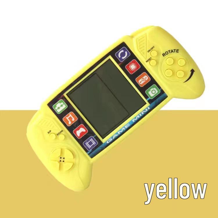 Nostalgic Retro Russian Tetris Handheld Game Console with Large Screen for Children's Play.