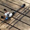 Wędka kołowrotek Combo Carbon Fishing Wędka i Baitcaster Reel Feshwater Bass Fishing Set
