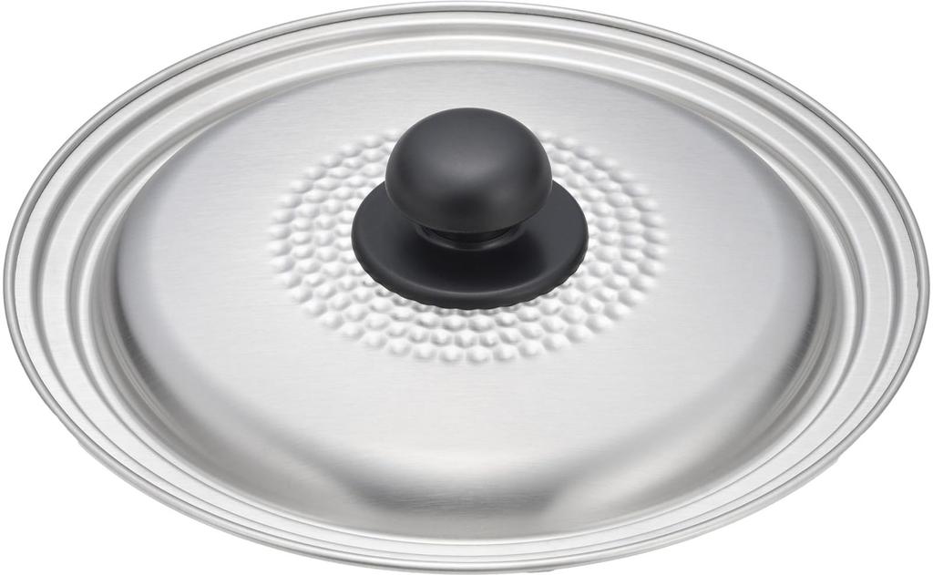 Yoshikawa Yukihira Pot Lid Stainless Frying Pan Made In Japan SJ3867 (for 22cm/24cm Saucepans) - Steel, Lightweight, Cover/Lid - Tsubame-Sanjo, -