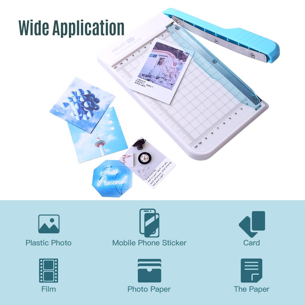 KW Trio Mini Paper Trimmer 6 Inch Guillotine Paper Cutter Photo Cutting Machine 10 Sheets Capacity Paper Slicer with