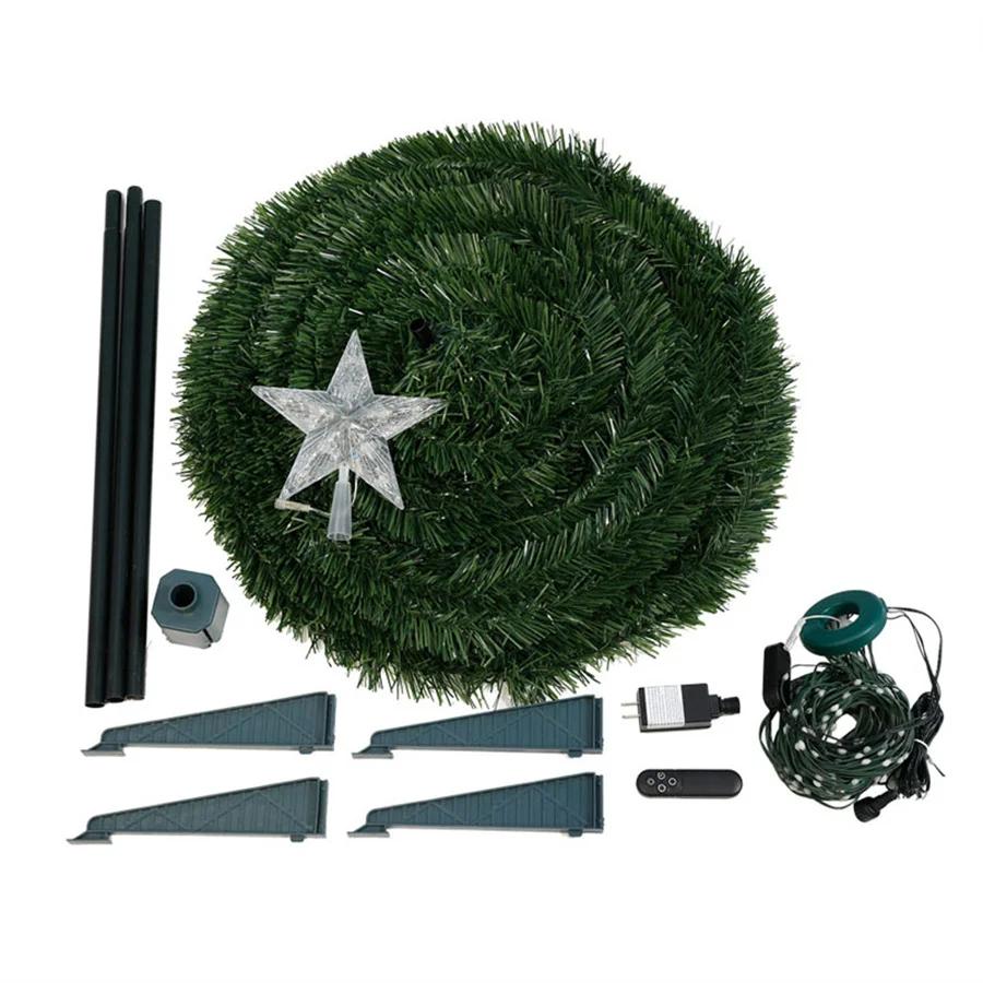 1.8M Remote Controlled Artificial Christmas Tree With 304LEDS RGBIC Fairy Light Garland for Home Xmas Wedding Holiday Decor