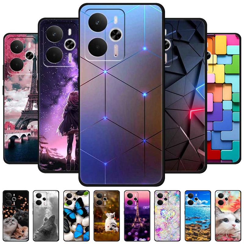 For Realme 14 5G Case Cute Cartoon Silicone Back Cover Cases for Realme 14 5G Global Soft TPU Case 6.67'' Realme14 5G Shells New