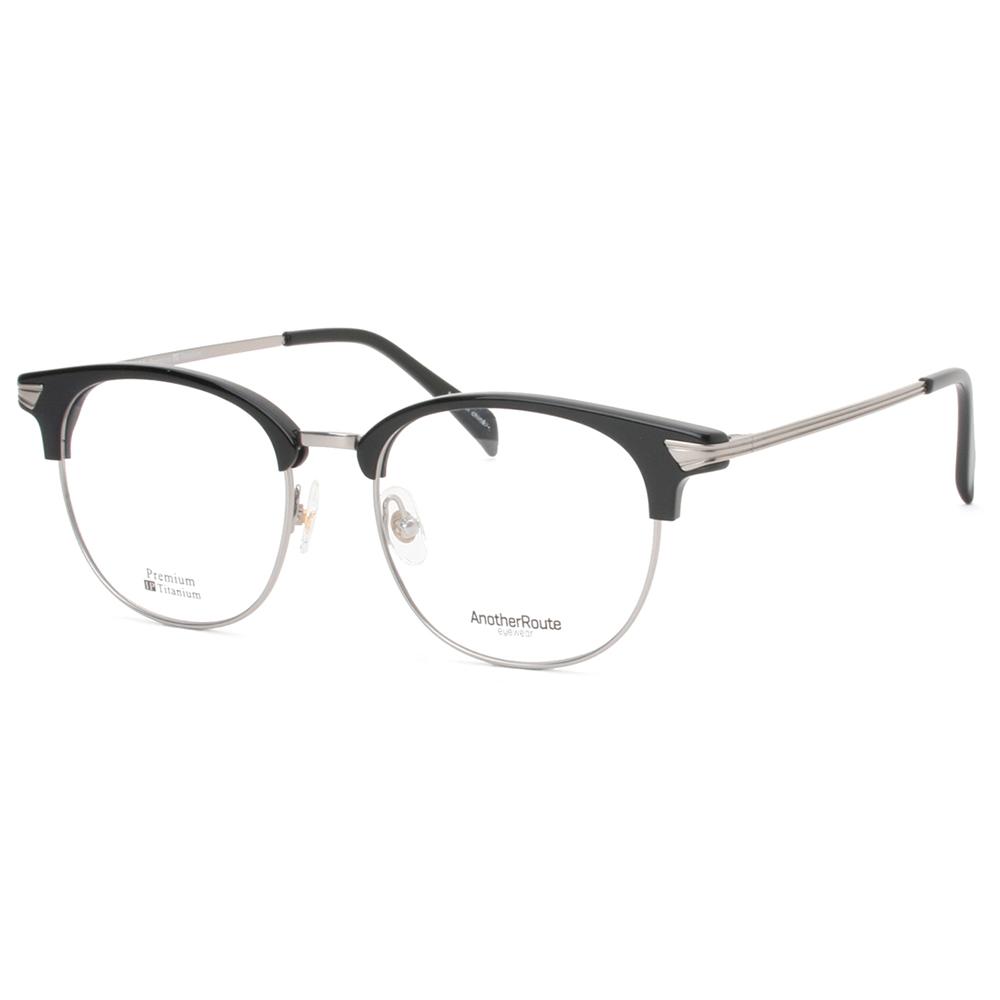 Eonadeoluteu Titanium Eyeglass Frames Ennoble Oversized Metal Combination Half Frames