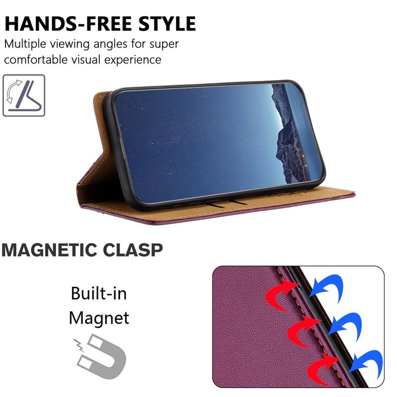 Leather Case for Ulefone Note 19 20 Pro Protective Flip Wallet Cover