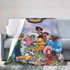 Digimon Cartoon Adventure Knitted Blanket Digital Monster Anime Wool Throw Blanket Bed Sofa Portable Ultra-Soft Warm Bedspreads