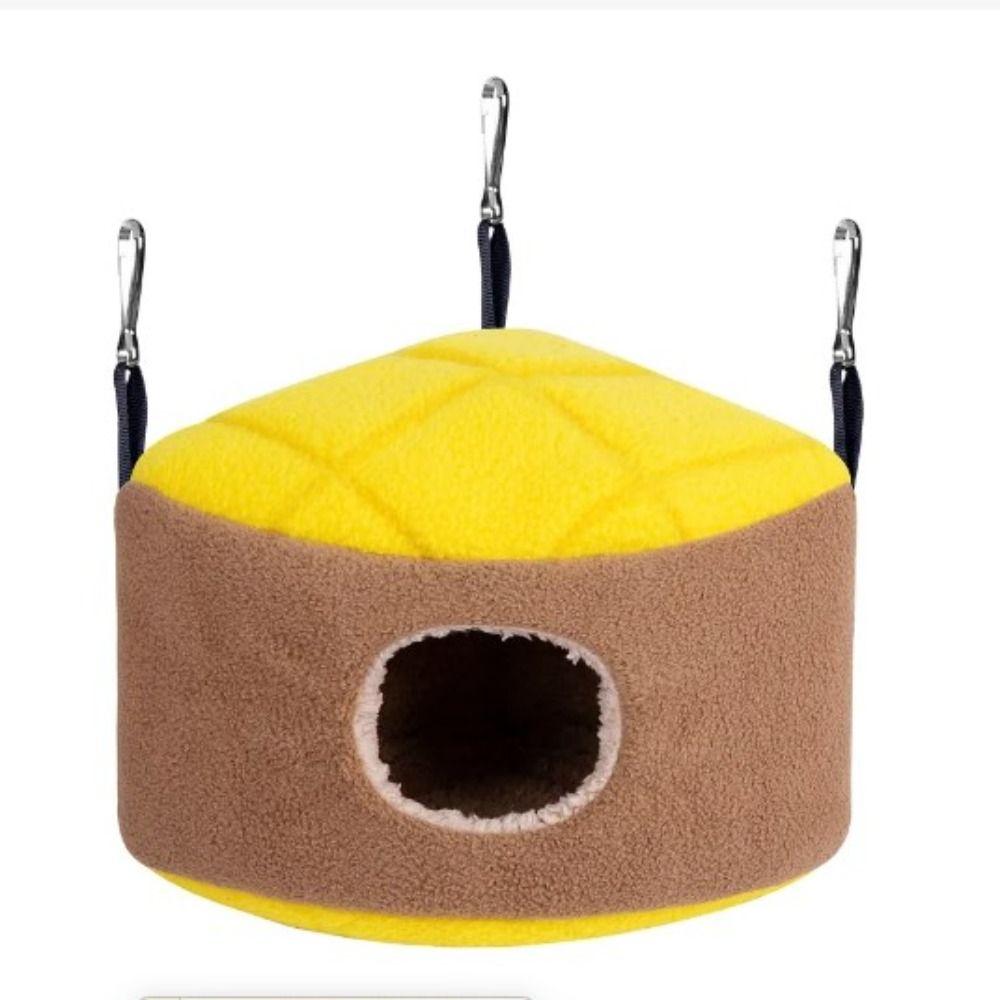 

Плюшева схованка для піщанок, підвісний гамак, зимовий будиночок, маленьке пташине гніздо, папуга 23cmx23cmx21cm