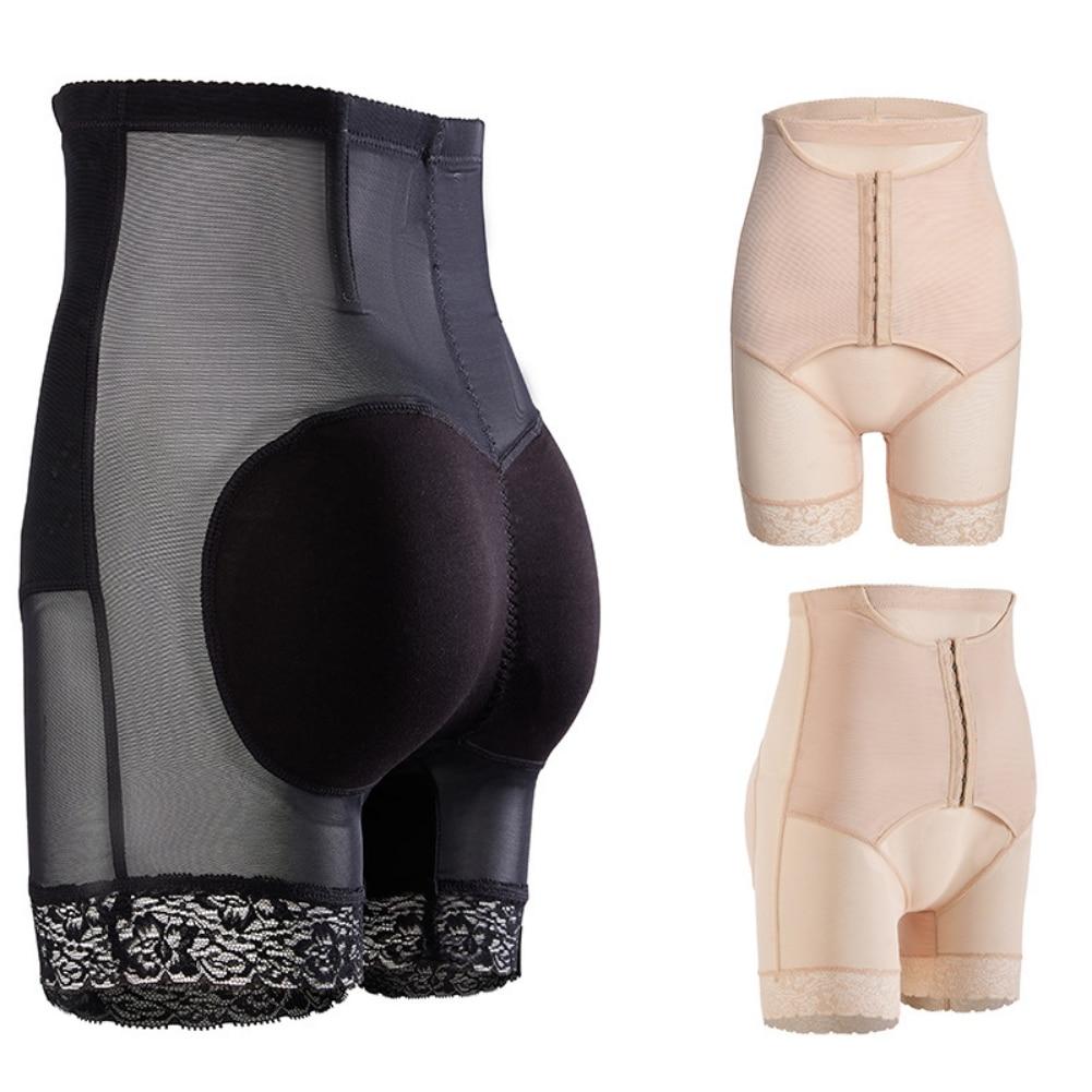Women High Waisted Breasted Shaping Panties Lace Booty Lifting Boyshorts Tummy Control Thigh Shapewear Adjustable Waist Trainer