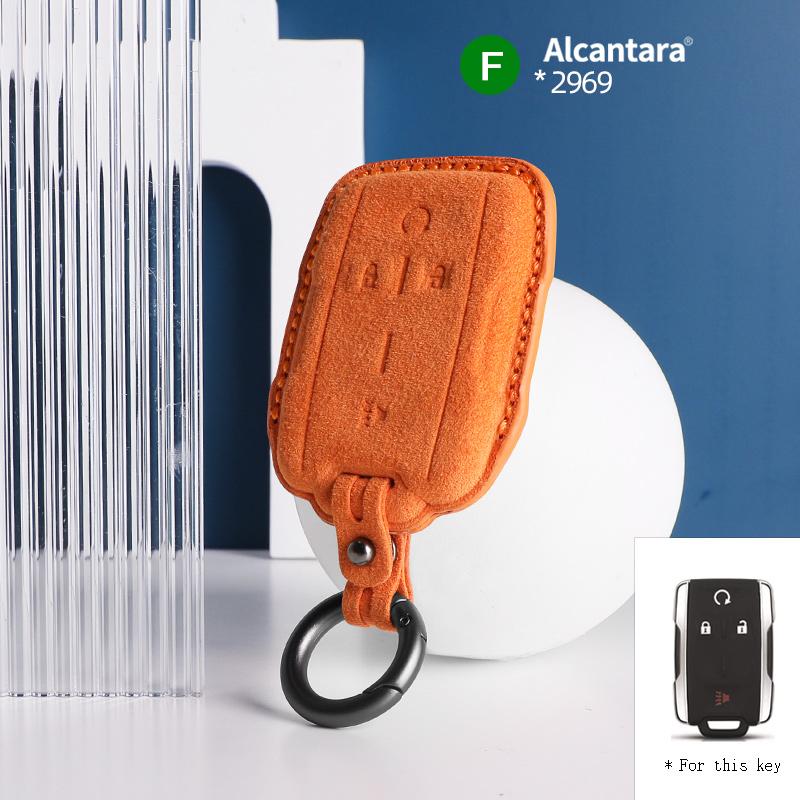 For Chevrolet Silverado 1500 2500 3500 Colorado Tahoe Suburban GMC Sierra Canyon Car Key Case Cover Shell Keychain Accessories