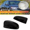 For US Toyota Camry 2012-2015 2x Car Replacement Rearview Side Mirror Cover Wing Cap Exterior Case Trim Accessories Vehicle ABS