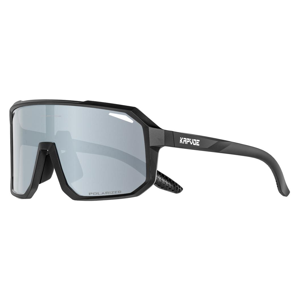 Lunettes de Soleil Sportives Polarisées Kapvoe pour Homme Lunettes de Vélo Photochromiques Lunettes de Vélo d'Extérieur pour Vélo VTT UV400