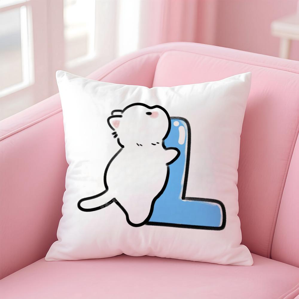 

Personalised Cushion Cover Pillow Case Soft Friendly Fabric Concealed Zipper 40x40cm