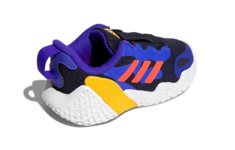 adidas 4Uture Slip Resistant Abrasion Resistant Low Top Toddler Shoes Blue Infant And Toddler GZ7819
