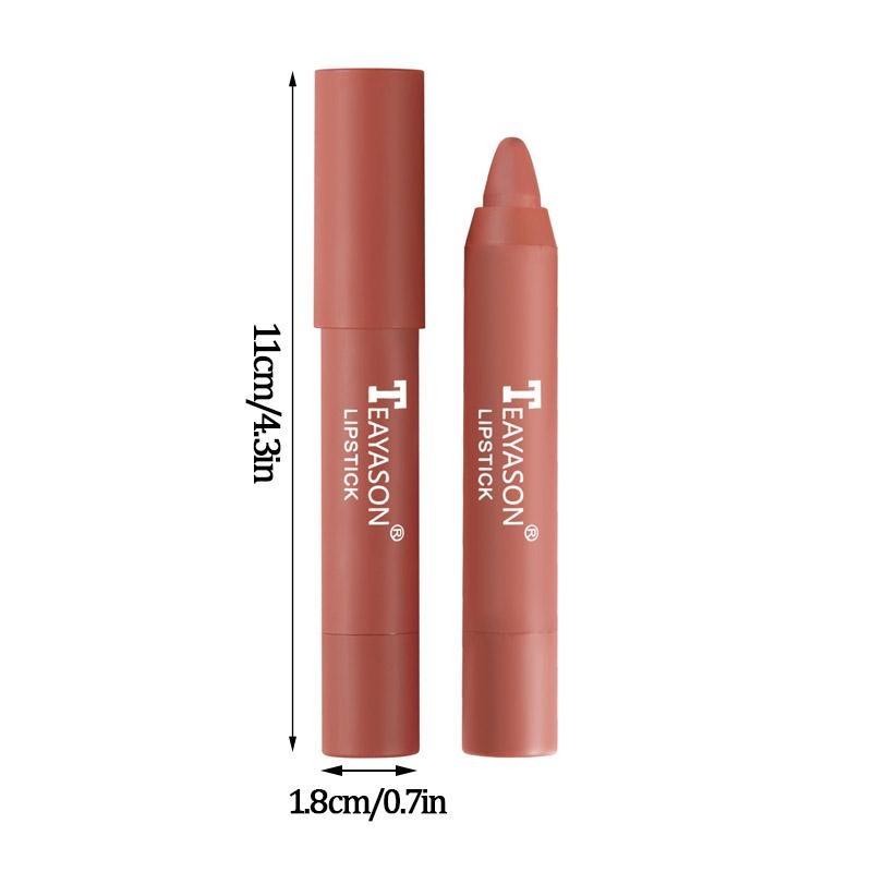 12 Colors Velvet Matte Lipsticks Pencil Waterproof Long Lasting Sexy Red Lip Stick on-Stick Cup Makeup Lip Tint Pen Cosmetic
