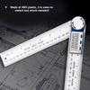 2 In 1 Digital Angle Finder 360 Degree Portable Protractor Digital Stainless Steel Precision Electronic Angle Meter Engineering
