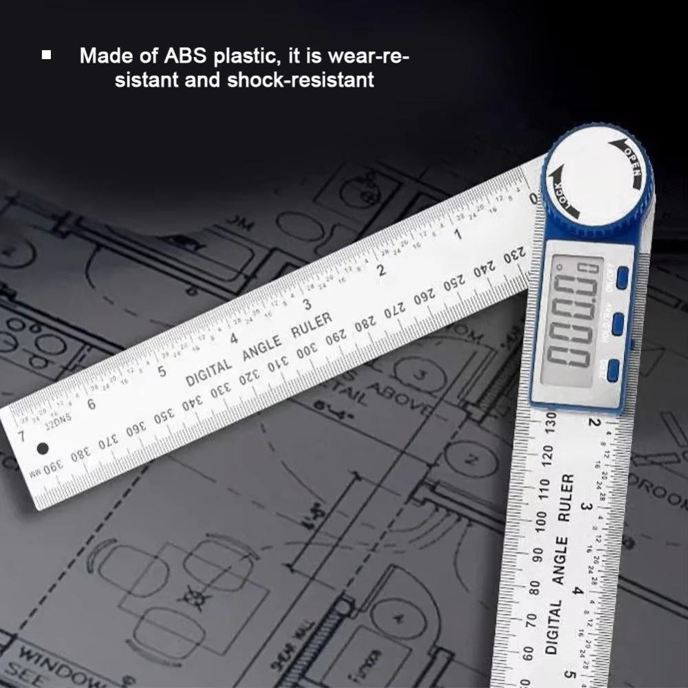 2 In 1 Protractor Digital High Accuracy Metal Square Electronic Angle Meter  Engineering