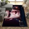 Football Player Action Floor Mat Design for Foyer Playrooms Entryway Decorate Room Anti-slip Rug Decorate Offices
