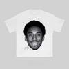 T-shirt da Basket Estive in Cotone Grafiche Kobe Bryant Stampate Qualità Streetwear Magliette Larghe Oversize Top T-shirt da Uomo Unisex