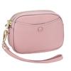 Women's Hand-held Change Purse Large-capacity Double-zipper Loose Money Lipstick Key Storage Bag First-layer Cowhide