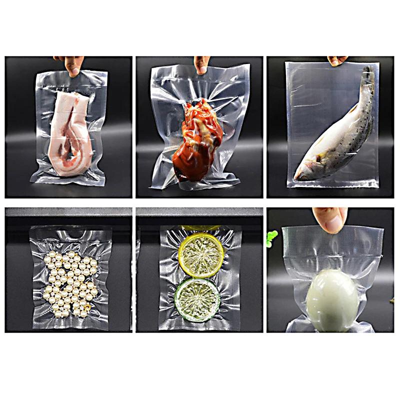 500CM Food Vacuum Packaging Saran Wrap Plastic Bags Keep Food Fresh Sealed Compression Bags Kitchen Storage Organization