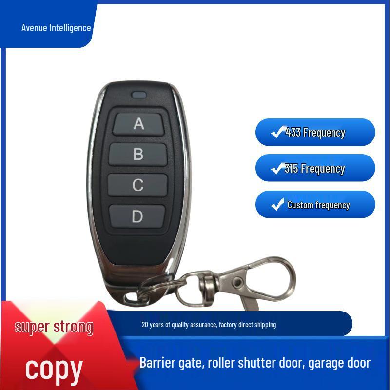 Беспроводной РЧ-передатчик 433МГц KT05-4: Пульт дистанционного управления для ворот в металлическом корпусе 433 MHz Arrow Symbols