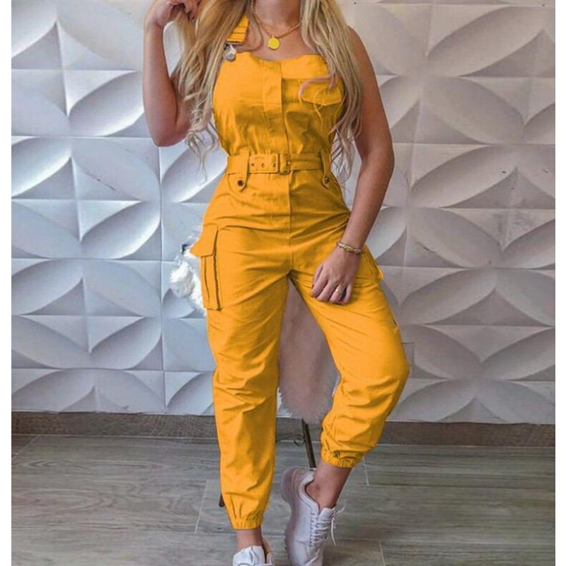 News Women Bodycon Jumpsuit Solid Casual Bodysuits Ladies Long Romper Overalls Size S-5XL
