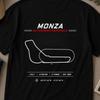 Maglietta Circuito di Monza Circuito di Formula 1 Regalo per pilota Fan Pista F1 Maglietta grafica Comfort Colors png Maglietta Regalo Motorsport Per F1