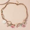 Fashion Retro Boho Natural Seashell Starfish Conch Exaggerated Beaded Necklace Starfish Choker Girl Trend Jewelry