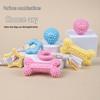 Durable TPR Dog Teething Toys with Cotton Rope
