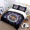 Mandala Design Home Decor Set Soft Comfortable Duvet Cover Bedding Set Included 1*Duvet Cover & 2*Pillowcases, Gift
